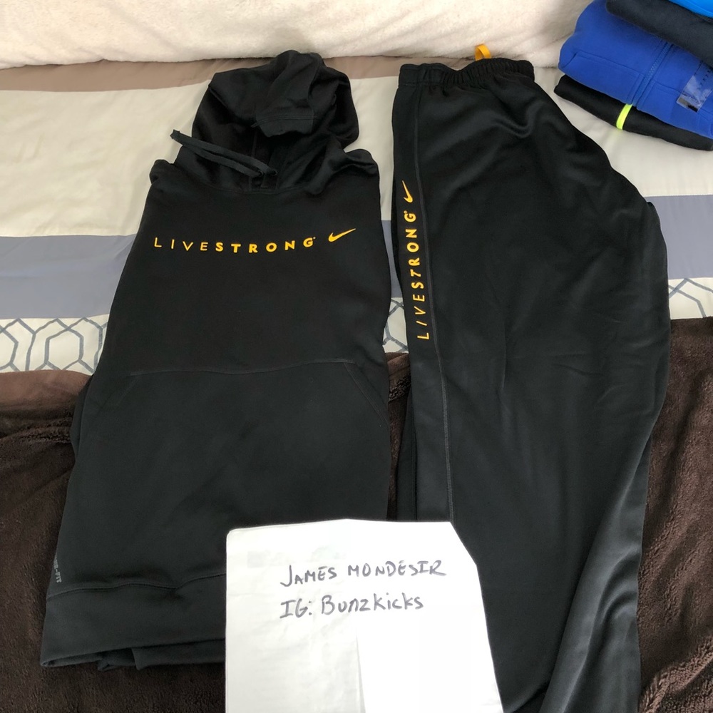 SOLD! SOLD! Nike LiveStrong Sweatsuit set